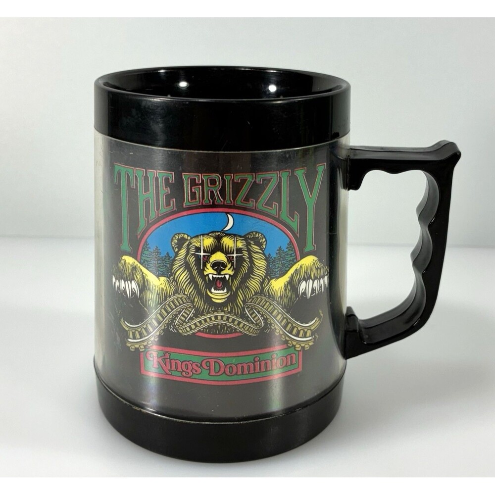 Kings Dominion The Grizzly & White Water Canyon Mug Amusement Park Memorabilia
